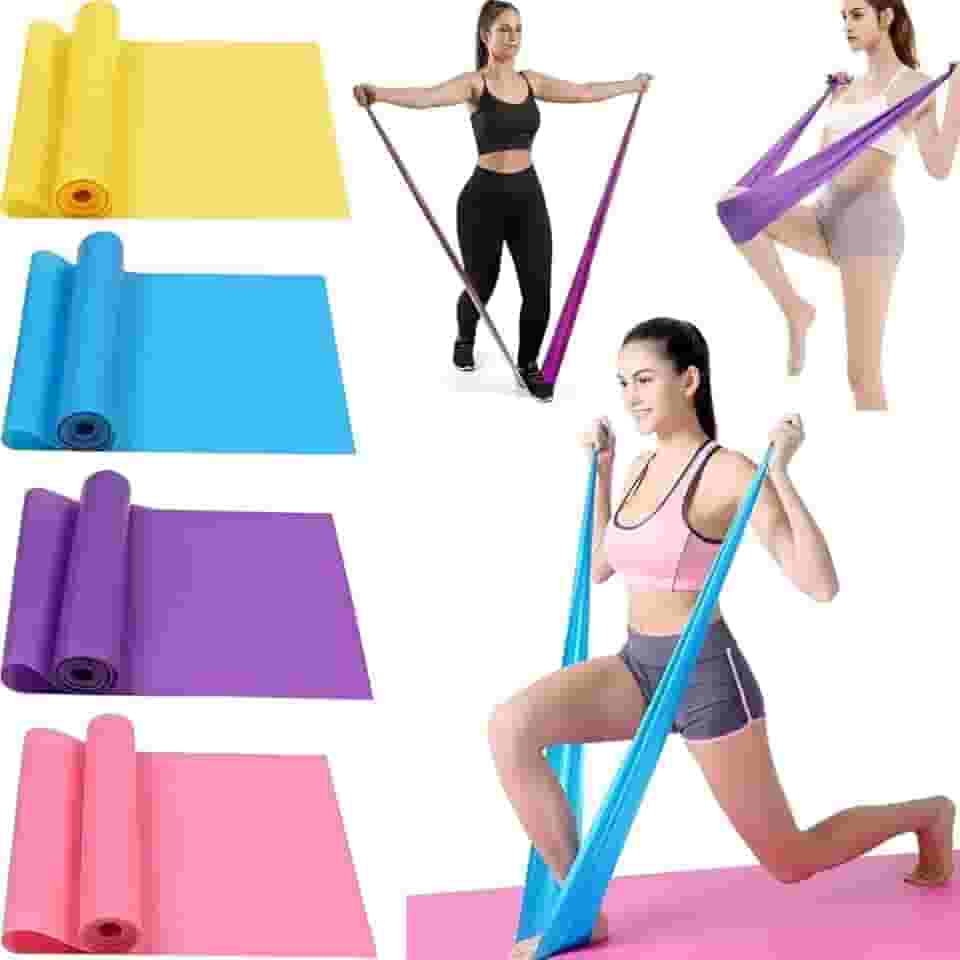 Kit com 3 Faixas Thera BandS - Elásticos de Resistência para Treino, Reabilitação, Fortalecimento Muscular, Alongamento e Fisioterapia Profissional.