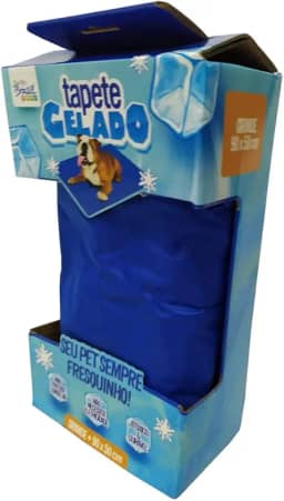 Tapete Gelado The Ice´S Pad Grandee Azul 50x90cm The Pets Brasil para Cães