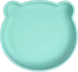Freso Baby Prato Alimentação de Bebê Introdução Alimentar BLW Infantil Silicone Livre de BPA Atóxico Fácil Higienização Ventosa Alta Sucção Urso Verde