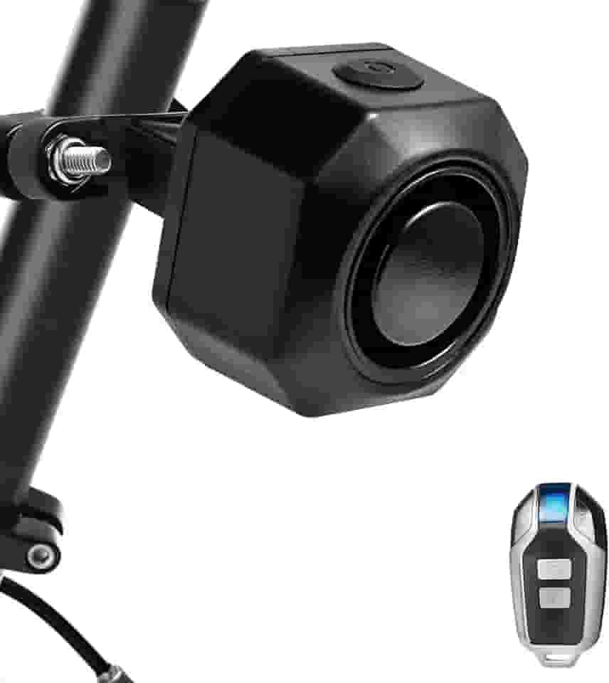 Alarme de bicicleta USB recarregável sem fio remoto alarme inteligente antifurto vibração buzina com sensor de movimento à prova d'água 110db buzina de bicicleta para Ebikes bicicleta motocicleta