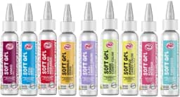 Kit 9 Soft Gel Corante Comestível Para Pasta Americana Chantilly Glacê Mix