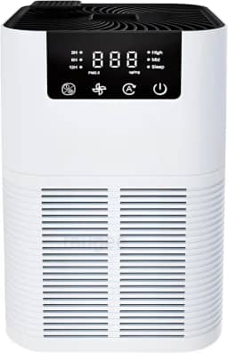 Purificador De Ar + aromatizador Elimina Fumaça Pelos Bacterias odor c/sensor poluição