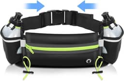 Cinto de Corrida de Hidratação, Cinto de Hidratação de Corrida, Cinto de Corrida com Garrafas, Bolsa de Cintura com Garrafa de Agua, Pochete de Corrida, Cinto com Suporte para Garrafa de Água