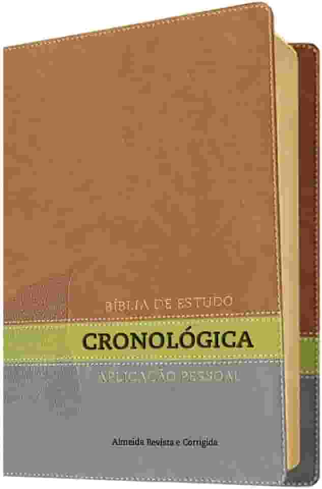 BIBLIA DE ESTUDO CRONOLOGICA APLICACAO PESSOAL TARJA VERDE