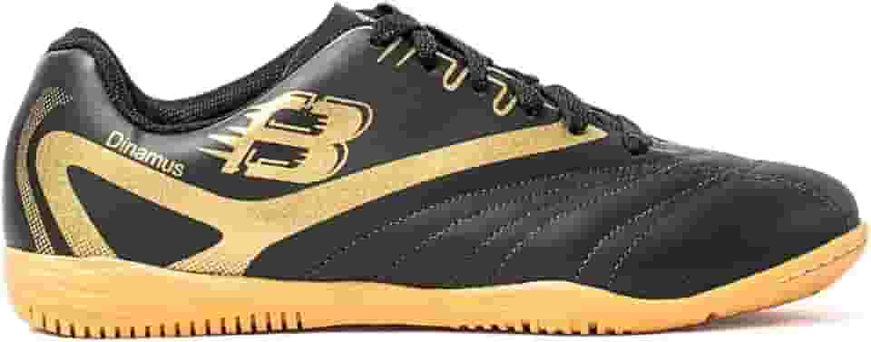 Chuteira Tênis Futsal Flyboy Dinamus Futebol de Salão Indoor Quadra Solado Antiderrapante Impermeável Resistente Leve Macia Adulto Masculino Feminino Profissional Jogo Treino Competição