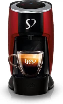 Cafeteira Espresso Touch Vermelha, 220V - TRES 3 Corações