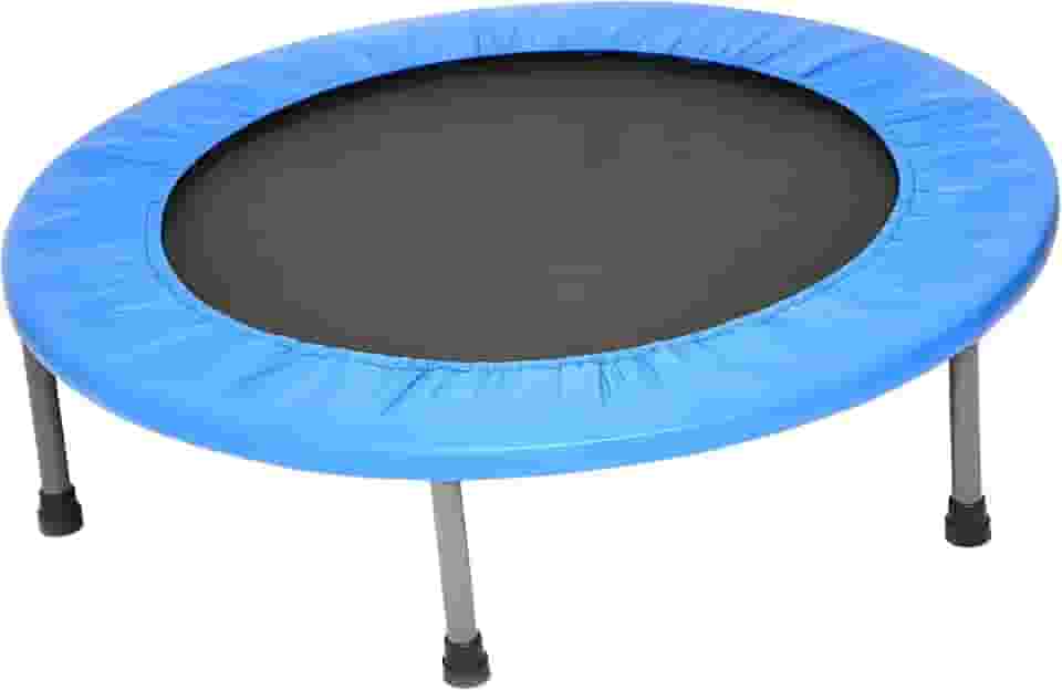 JustGoFit Cama Elástica Mini Jump 96cm 32 Molas Reforçada para Academia e Treinamento Infantil