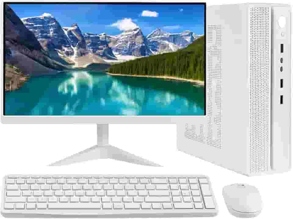 Computador Slim MRPC Intel i7 3ª Geração 16GB RAM SSD 480GB Monitor LED 19' HDMI Branco