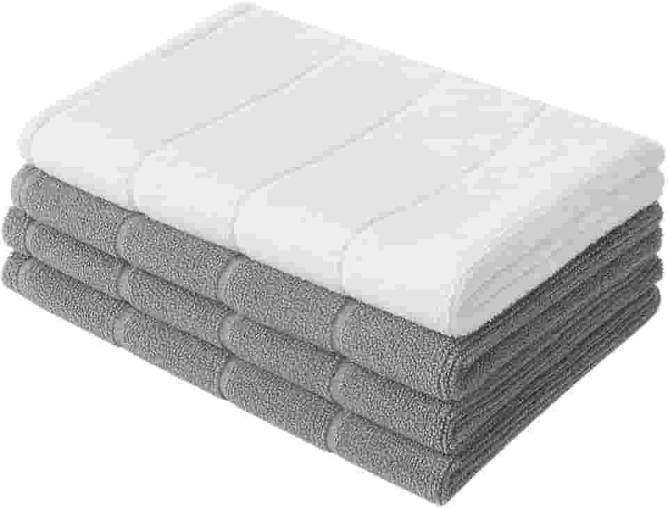 Kit 4 Panos de Chão Grandes Panão em Microfibra 80x50 cm – Alta Absorção, Secagem Rápida e Durabilidade Premium