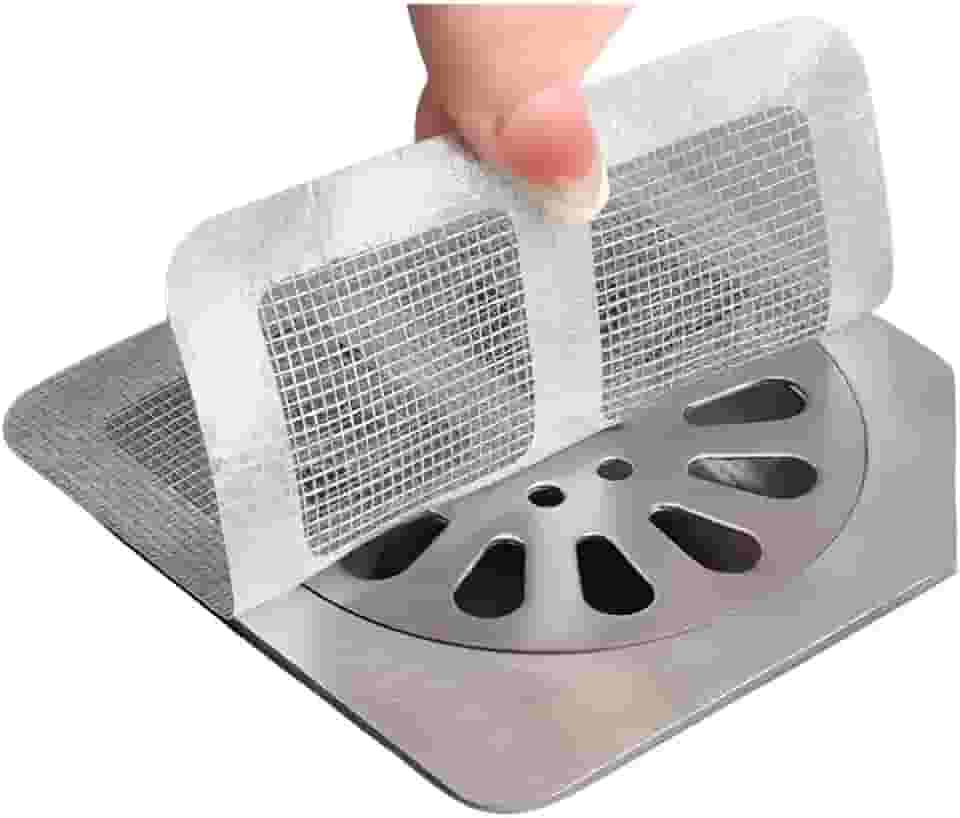 Filtro para Ralo Adesivo Descartável 20 Unidades para Cozinha e Banheiro