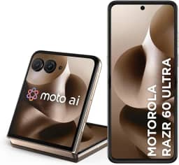 Smartphone Motorola Razr 60 Ultra - 1TB 32GB (16GB RAM+16GB Ram Boost) Snapdragon 8 Elite Tela dobrável 7' e externa 4' Moto AI 50MP camera - Madeira