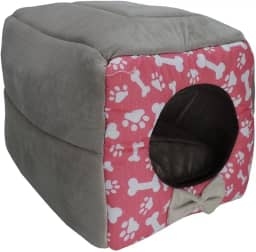 Cama Iglu e Toca Para Cachorro Luxo ROSA G