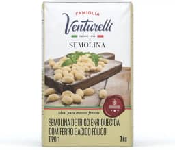 Semolina de Trigo de 1 Kg, Tipo 1, Famiglia Venturelli.