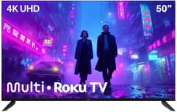 Smart TV 50' Roku Multi 4K Compatível com Alexa e Google Home