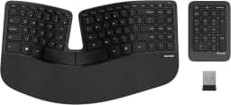 Incase Teclado ergonômico Sculpt – Projetado pela Microsoft – Design de teclado dividido, apoio para as mãos, layout contornado, botão Windows com um toque, criptografia AES de 128 bits, inclui