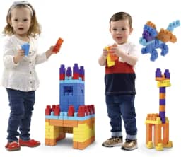 Blocos de Montar Infantil Educativo 110 Peças Blocolândia Dismat