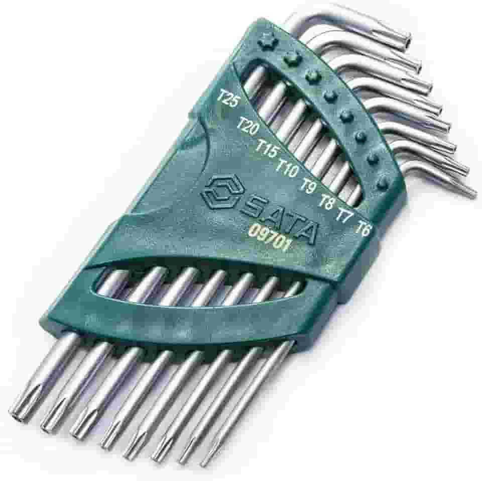 Jogo de chaves Torx Sata ST09701, 8 peças