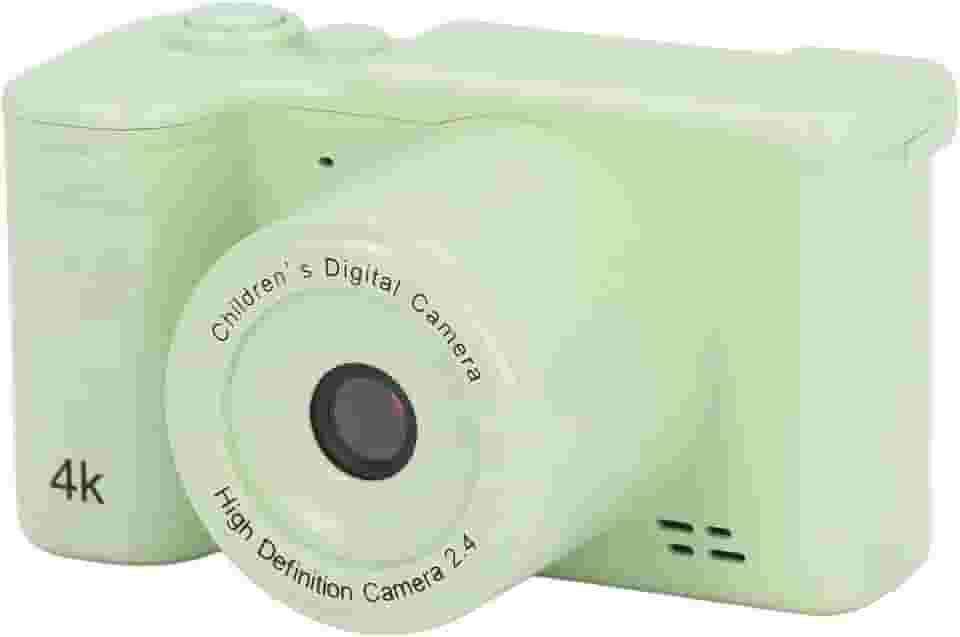 Câmera digital 4K para fotografia, câmera de vídeo vlogging com zoom automático 1080p 8X, antivibração, bateria de 1000 mAh, tela de 2,4 polegadas, macro, câmeras compactas (verde)