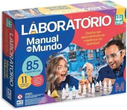 Jogo experiências Laboratório Manual do Mundo