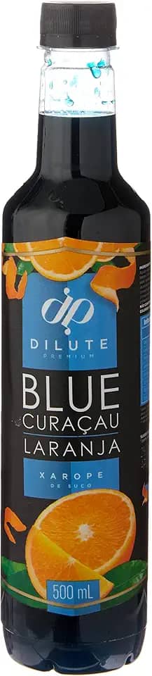 Dilute Xarope Curaçau Blue Sabor Curaçau Blue 500 Ml