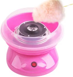 Máquina de fazer algodão doce - Máquina de algodão doce de bancada,Retro com placa à prova de respingos fác de usar mini máquina de algodão doce para uso doméstico, diy, festa, presente, Hixip