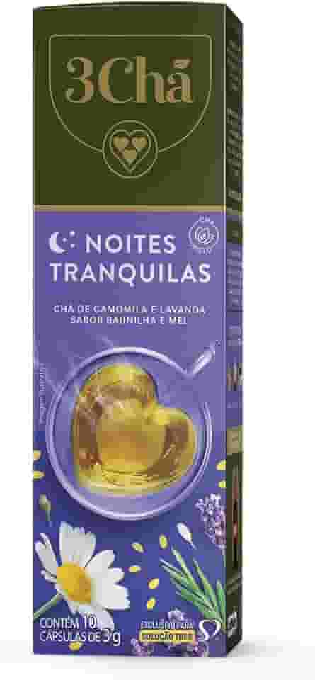 3 Corações Cápsula Chá Noites Tranquilas TRES - 10 unidades