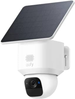 eufy SoloCam E30 por anker, Câmera De Segurança Wi-Fi Externa, Solar Sem Fio Externa, Resolução 2K, 360°, Rastreamento IA, Impermeável IP65, Trabalha Com Alexa/HomeBase S380, Sem Taxa Mensal