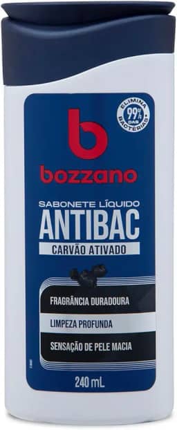 Bozzano Sabonete Líquido Antibac Carvão Ativado 240ml
