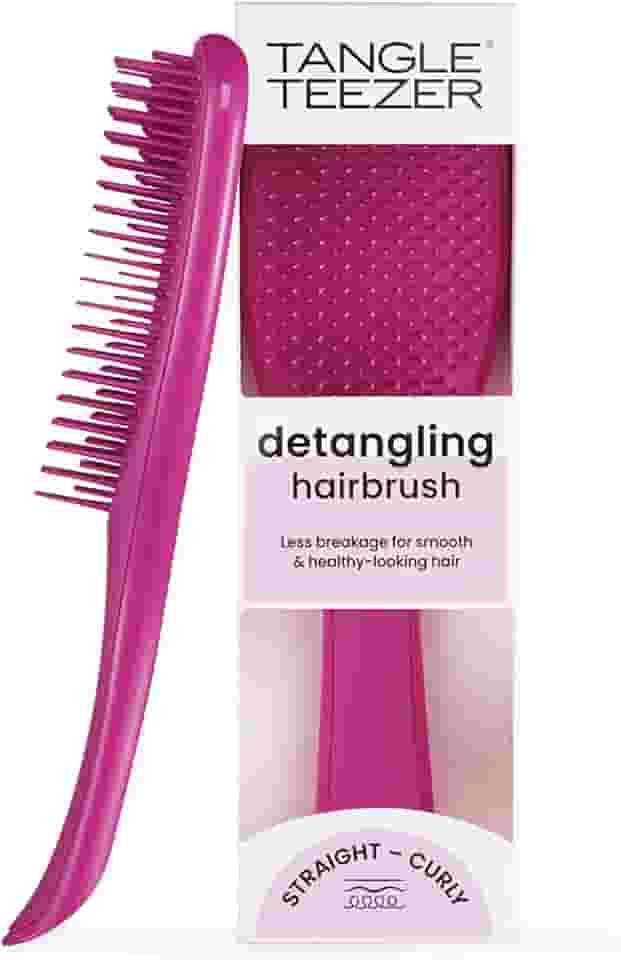 Tangle Teezer - Escova de cabelo desembaraçadora The Ultimate Detangler para todos os tipos de cabelo. Cor: Rosa