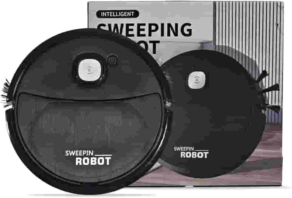 Robô Aspirador de Pó Automático Aspirador Doméstico Recarregável Cor Preto - YODHE