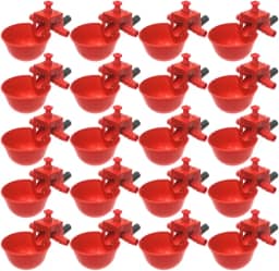 20 Unidades Bebedor De Pássaros Grande Gaiola De Pássaro Garrafa De Água De Pássaro Para Gaiola Dispensador De Água Animal Bebedouros Automáticos Para Pombos Pombo-correio Codorna