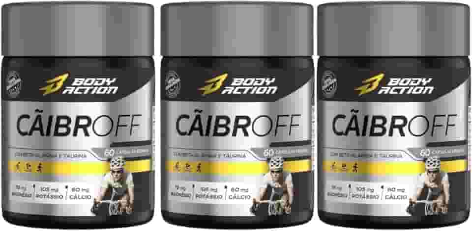 Kit 3 Caibroff Suplementos com Potássio Magnésio B-Alanina 60 Cápsulas – Energia e Equilíbrio Muscular