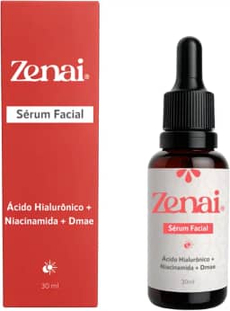 Zenai - Sérum Facial 30ml com Ácido Hialurônico, Niacinamida e DMAE | Firmeza, Hidratação e Renovação da Pele