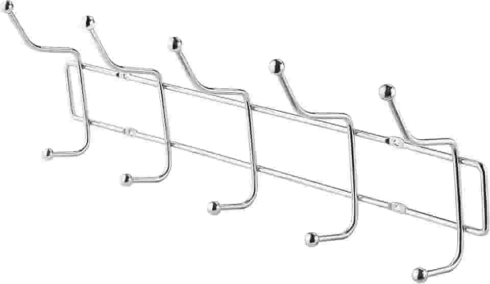 Ordene - Cabide de Metal com 5 Ganchos para Parede, Linha My Closet