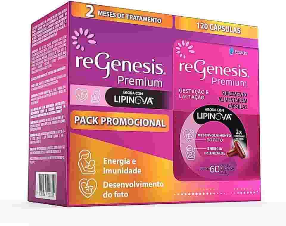 Polivitamínico ReGenesis Premium para Gestantes 120 cápsulas