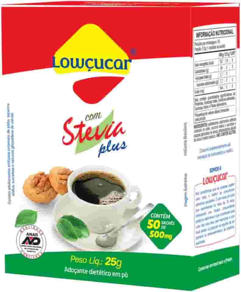 Adocante Lowcucar Sucralose Sache Cartucho 50 x 0,5g