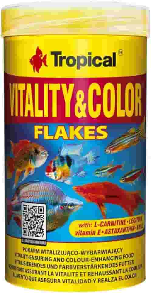 Ração Para Peixes Vitality&Color 20g 100ml Tropical Tropical Para Peixes