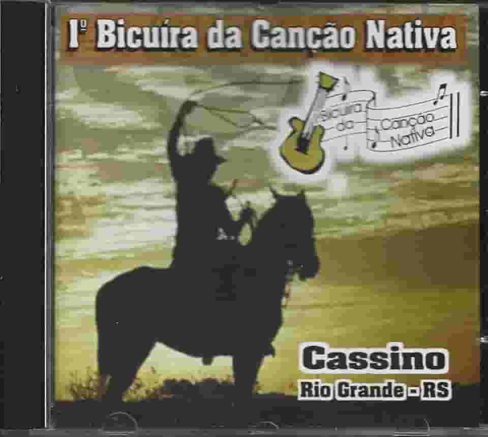 Cd 1º Bicuíra da Canção da Canção Nativa - Cassino - Rio Grande - RS - 2003
