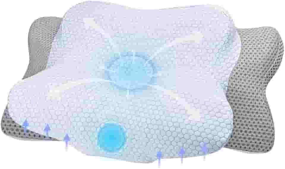 Travesseiro Diamond Butterfly Ortopédico Cervical Exclusivo Ergonômico 2 Alturas e Ajuste Ideal - Ergonômico