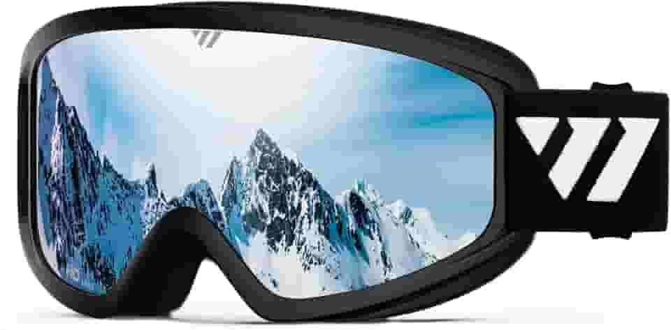 WISTON Óculos de esqui - OTG óculos de neve/snowboard para homens, mulheres e jovens - 100% de proteção UV W1