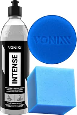 Kit Revitalizador Renovador Restaurador de Plasticos Intense Vonixx + Aplicador de Espuma