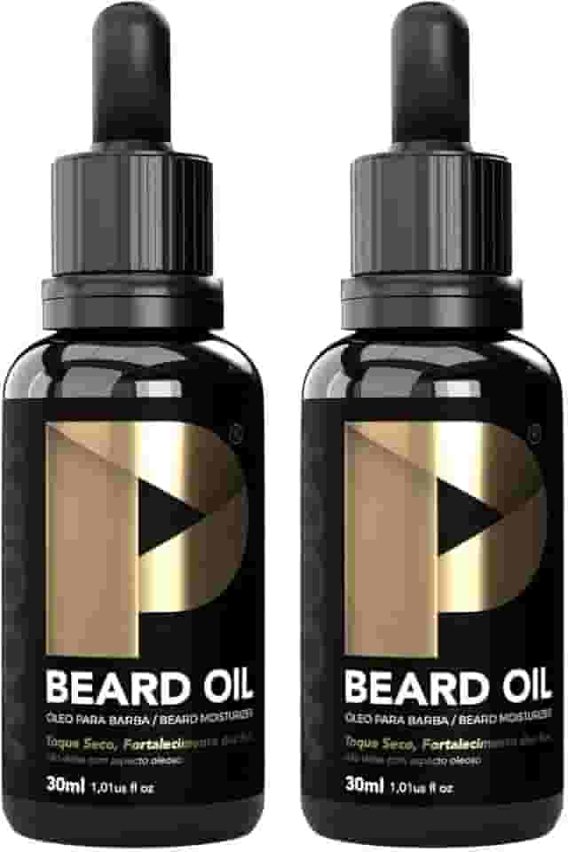 Óleo Para Barba Play Barber 30ml Amadeirado Woody Caixa Com 2 Unidades