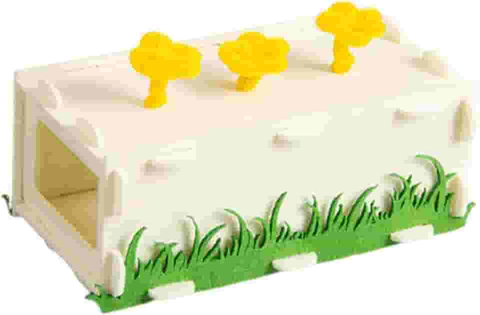 Túnel para Hamsters, Abrigo para Porquinhos-da-índia, Macio, com Abertura Dupla, para Hamster Sírio, Gerbil, Design Versátil E Removível, 20x9x8cm