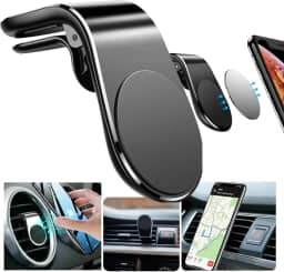 Suporte de Celular Magnético Veicular Universal Giratório 360 Com Imã Para Uber Táxi Carro