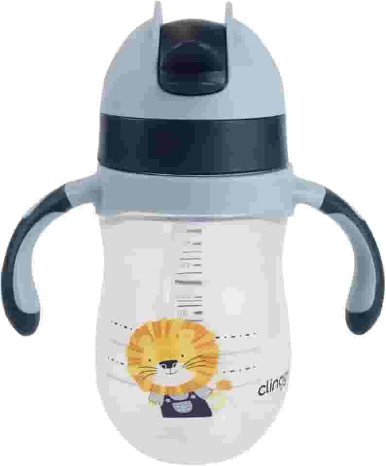 Clingo Copo Com Canudo De Silicone Leão