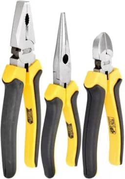 Kit-1 Alicate Universal 8' Pol + 1 de Corte Diagonal 6' Pol +1 de Bico Meia Cana 6' PolFertak