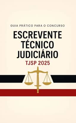 Guia Prático para Concurso Escrevente Técnico TJSP 2025