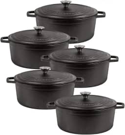 Jogo de Panelas Caçarolas NEO 16 Ao 24 de Ferro Fundido