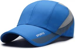 Boné de beisebol de secagem rápida para homens e mulheres, proteção solar FPS 50+, boné esportivo ajustável para corrida, caminhada, atividades ao ar livre