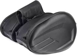 Alforge Para Moto 58l Lateral Rigida Premium Luxo + Capas